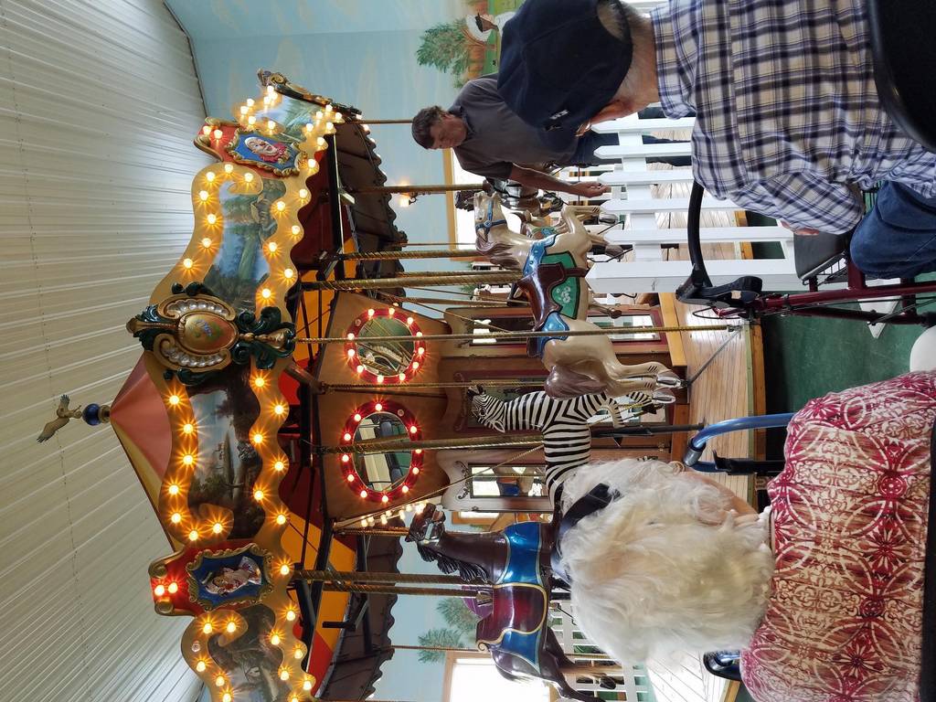River Oaks Residents Visit Sky Rock Farm Carousel Museum